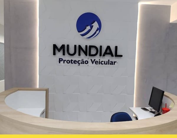 letreiro acrílico com logomarca